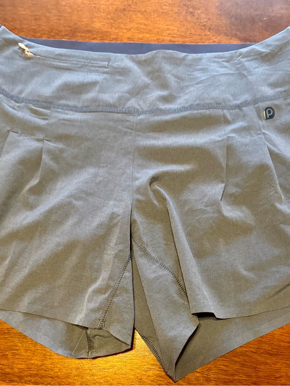 Peloton Women’s Black Dual-Layer Athletic Shorts by Brooks